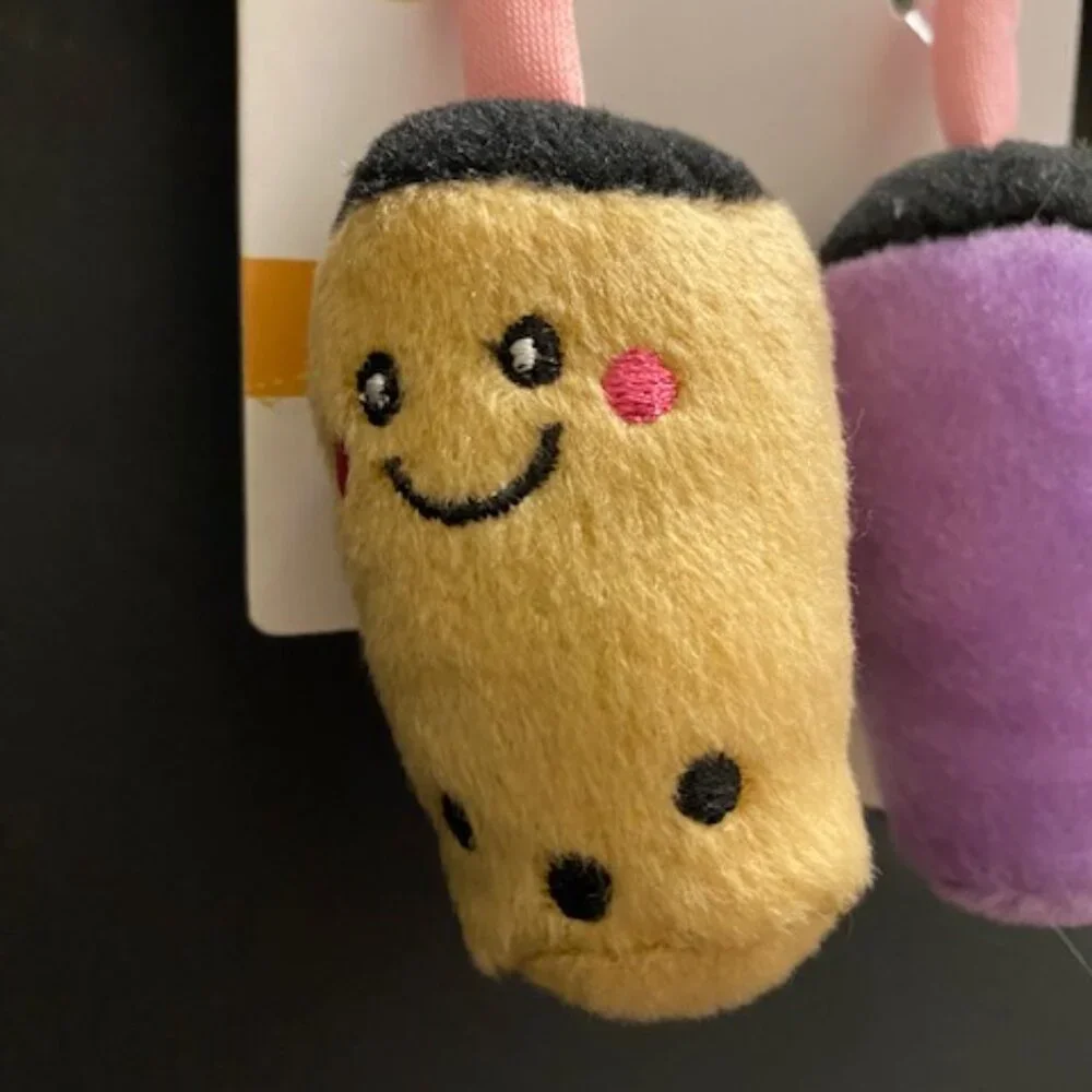 Zippy Claws: Interaction PLUSH CAT TOY (Milk Tea and Taro)